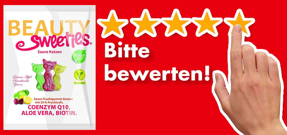Bitte bewerte die sauren Katzen von Beauty Sweeties. Bewertungen BeautySweeties Saure Katzen