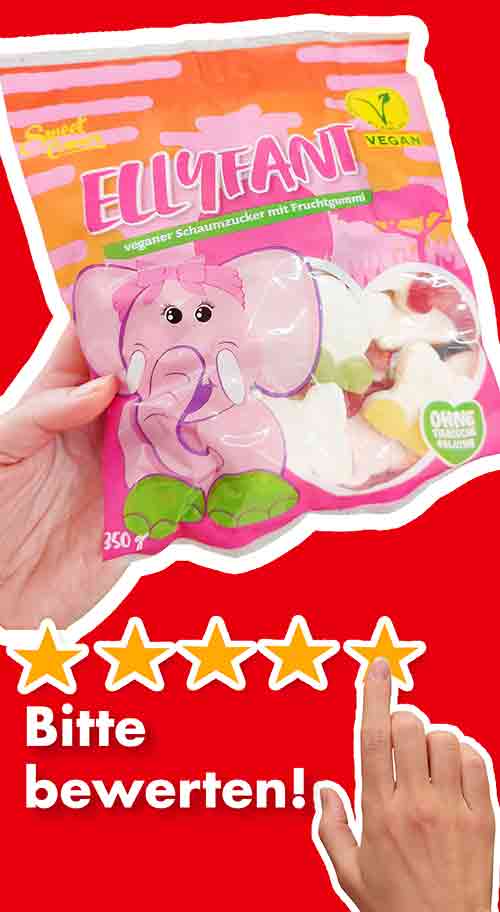 Bitte bewerte die Ellyfant Fruchtgummis von Lidl. Bewertungen Lidl Ellyfant