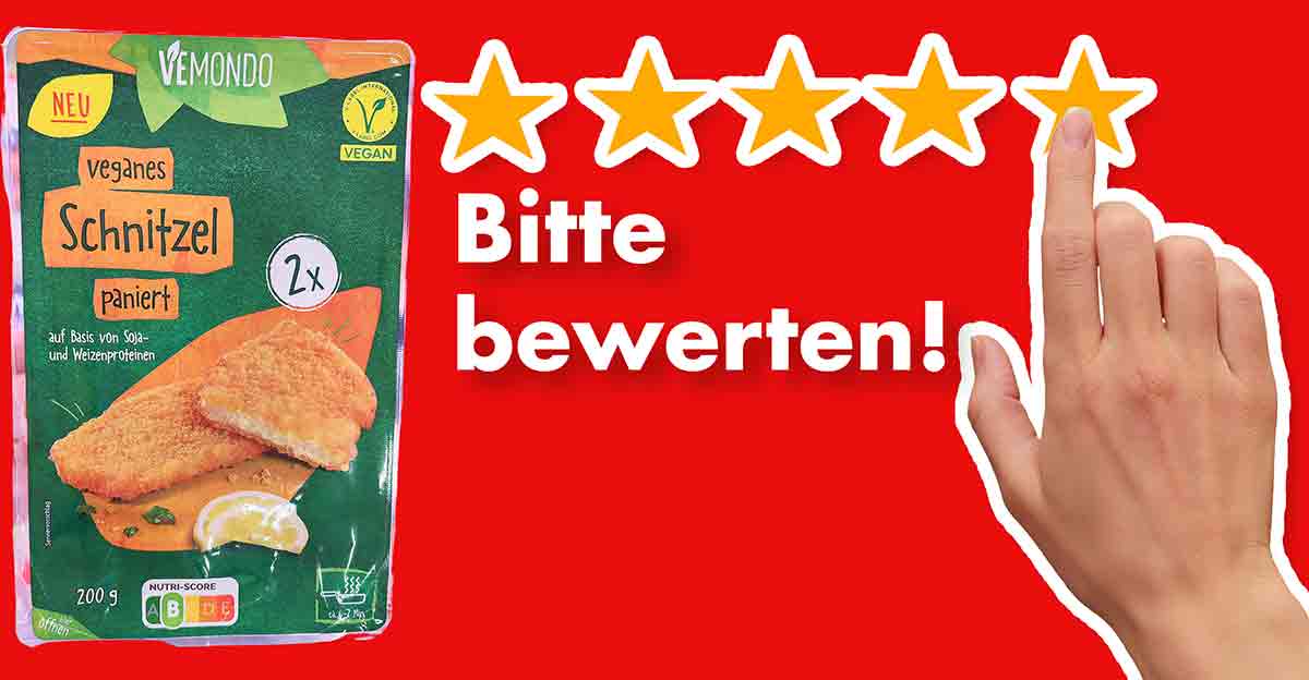 Bitte bewerte die veganen Vemondo Schnitzel. Bewertungen Vegane Schnitzel von Lidl