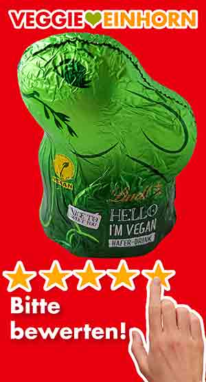 Bitte bewerte den veganen Schokohasen von Lindt Hello. Bewertungen Lindt Hello Bunny vegan
