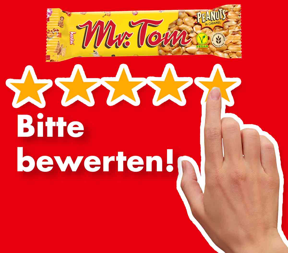 Bitte bewerte den Mr. Tom Riegel. Bewertungen Mr. Tom Riegel