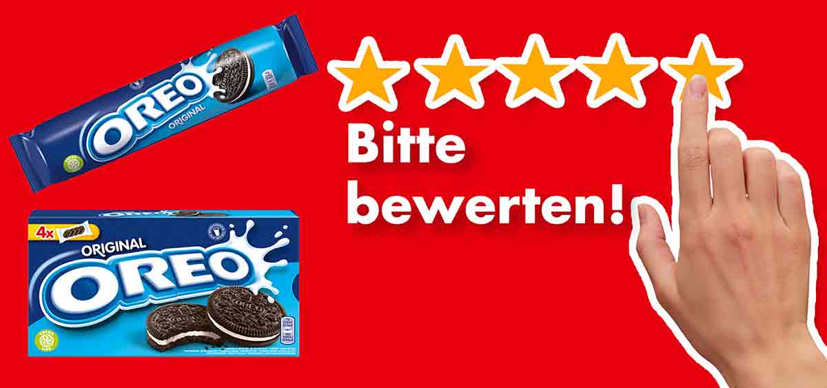 Bitte bewerte die veganen Oreo Kekse. Bewertungen Original Oreos
