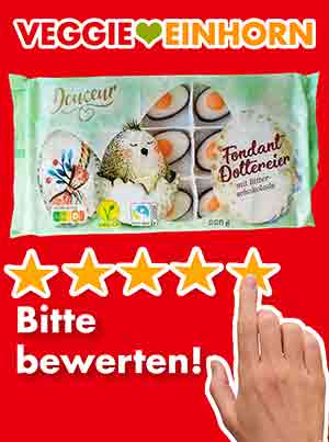 Bitte bewerte die veganen Fondanteier von Penny Douceur. Bewertungen Penny Douceur Fondant Dottereier