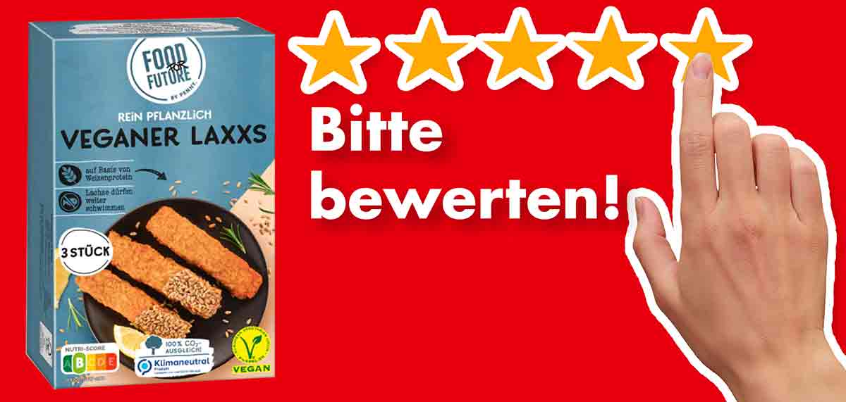 Bitte bewerte den veganen TK Lachs von Penny. Bewertungen Veganer Laxxs von Food for Future by Penny