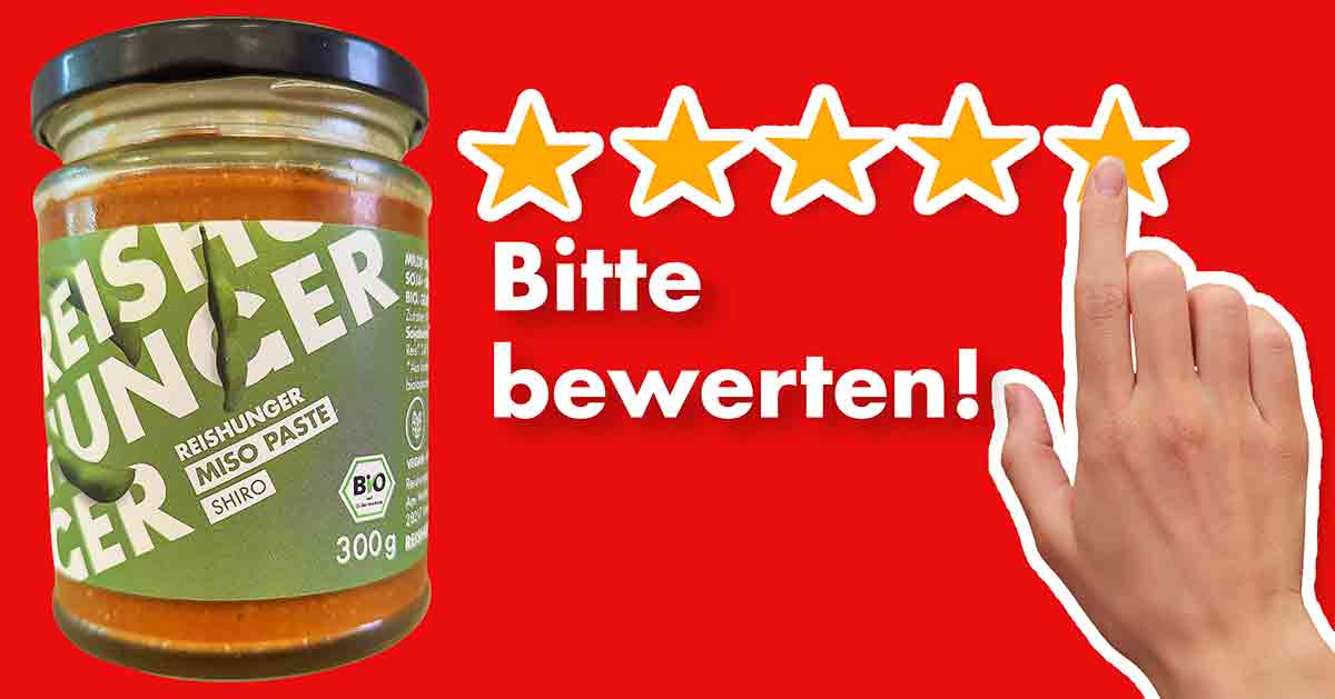 Bitte bewerte das vegane Shiro Miso von Reishunger. Bewertungen Reishunger Shiro Miso Paste