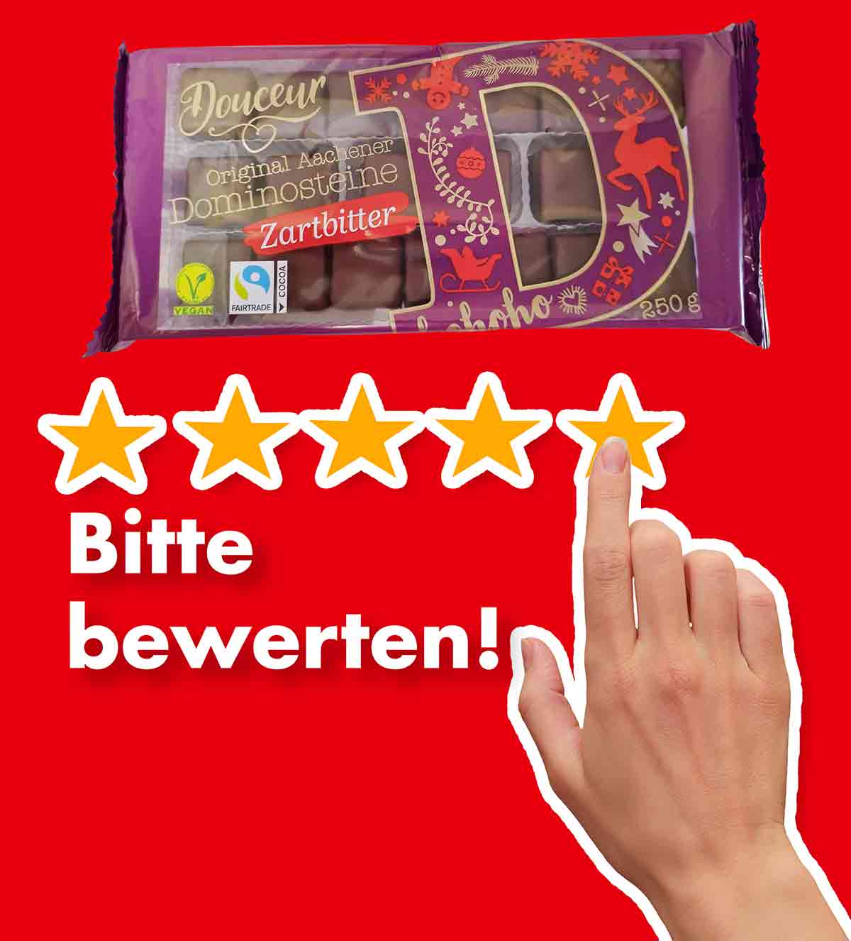 Bitte bewerte die veganen Dominosteine von Penny. Bewertungen Douceur Original Aachener Dominosteine Zartbitter