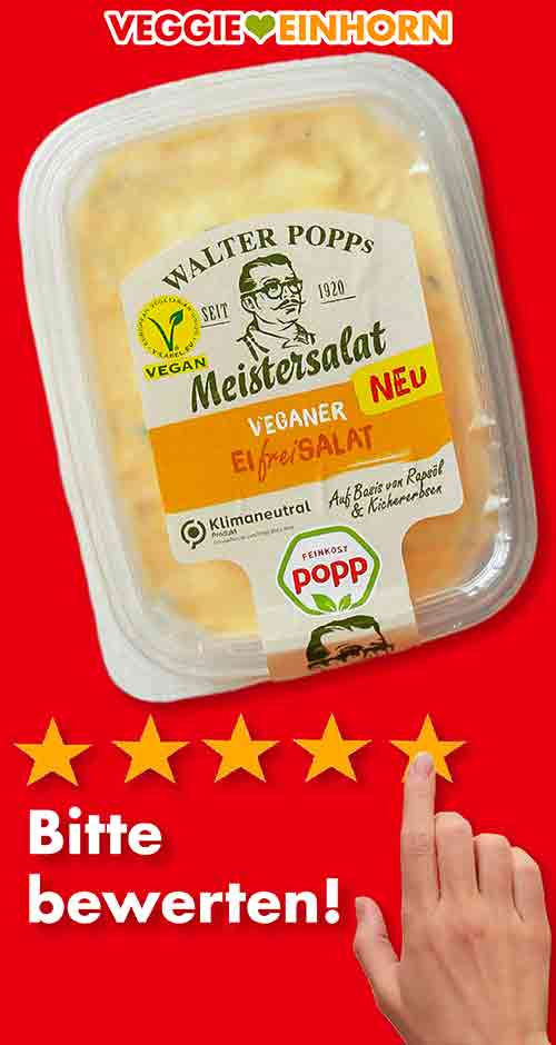 Popp Feinkost Veganer Eiersalat Bewertungen Bitte bewerte den veganen Eiersalat von Popp Feinkost