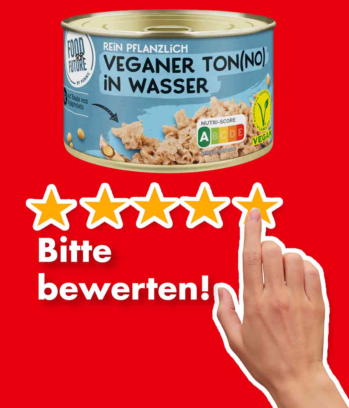 Bitte bewerte den veganen Thunfisch in Wasser von Penny. Bewertungen Veganer Thunfisch in Wasser von Penny