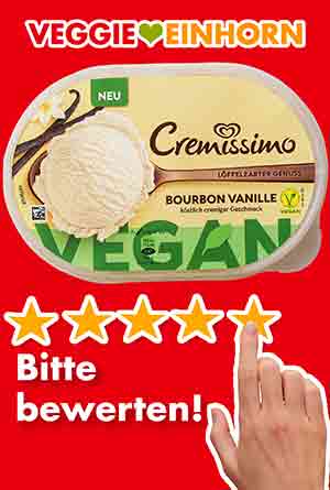 Bitte bewerte das vegane Cremissimo! Bewertungen Cremissimo Bourbon Vanille vegan