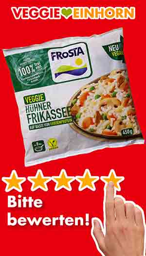 Bitte bewerte das vegane Hühnerfrikassee von Frosta Bewertungen Frosta Veggie Hühnerfrikassee