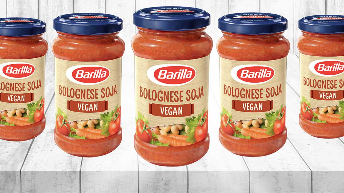 Die Bolognese Soja von Barilla ist vegan und vegetarisch. Bolognese Soja Vegan von Barilla