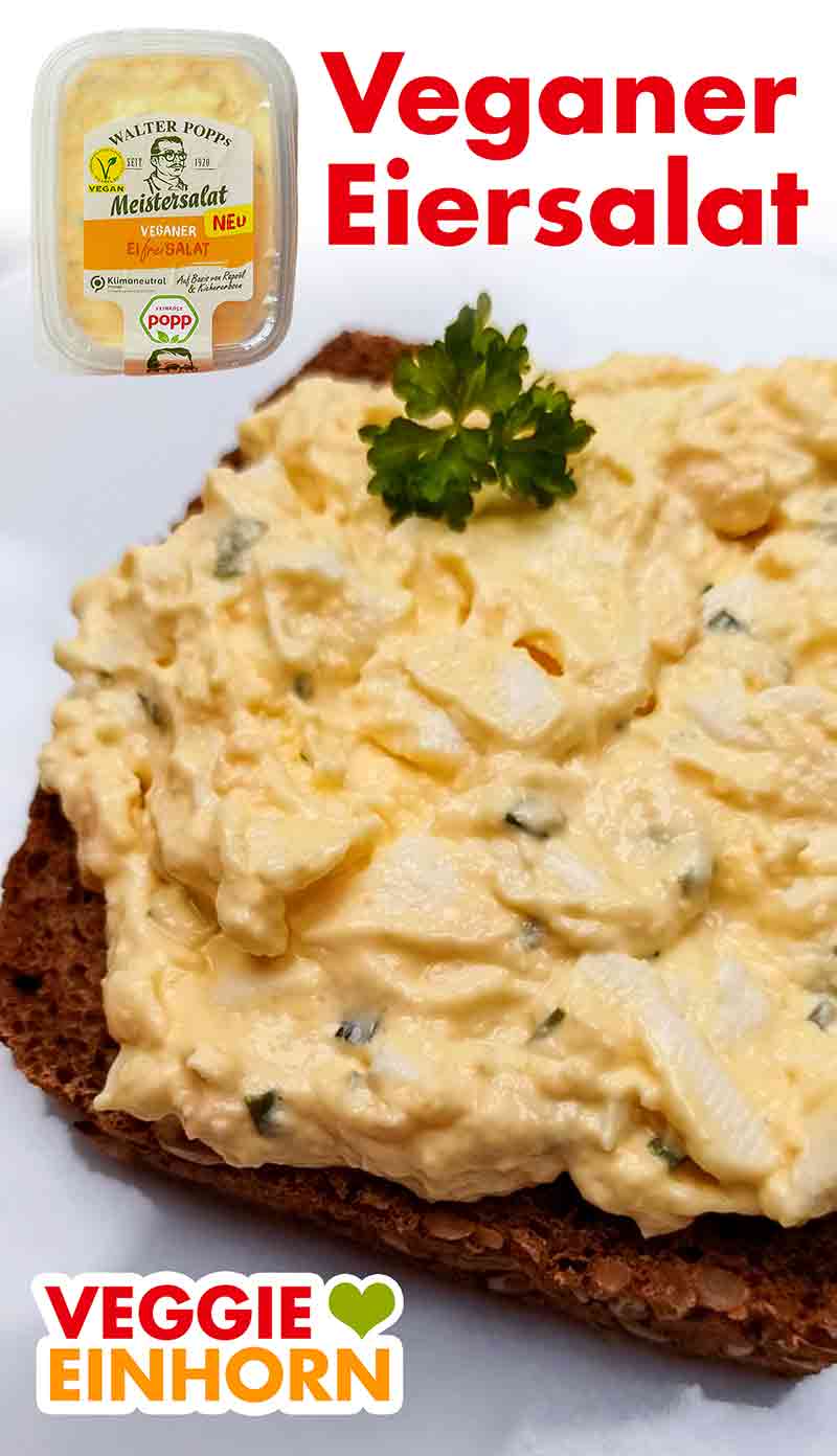 Brot mit veganem Eifreisalat von Popp Feinkost Brot mit veganem Eiersalat von Popp Feinkost