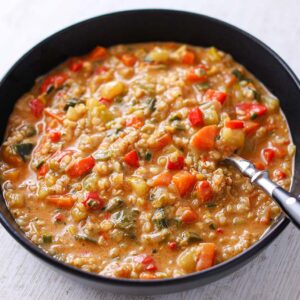 Gemüsesuppe mit Buchweizen