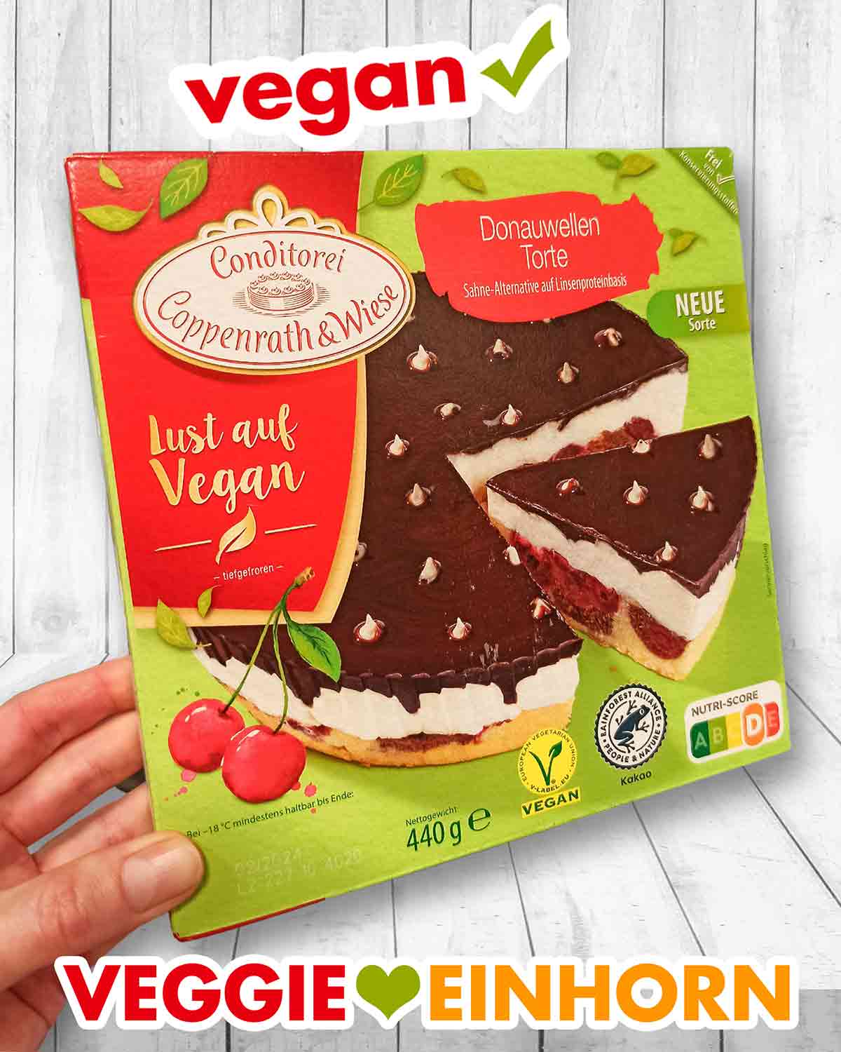 Coppenrath und Wiese Vegane Donauwellen Torte
