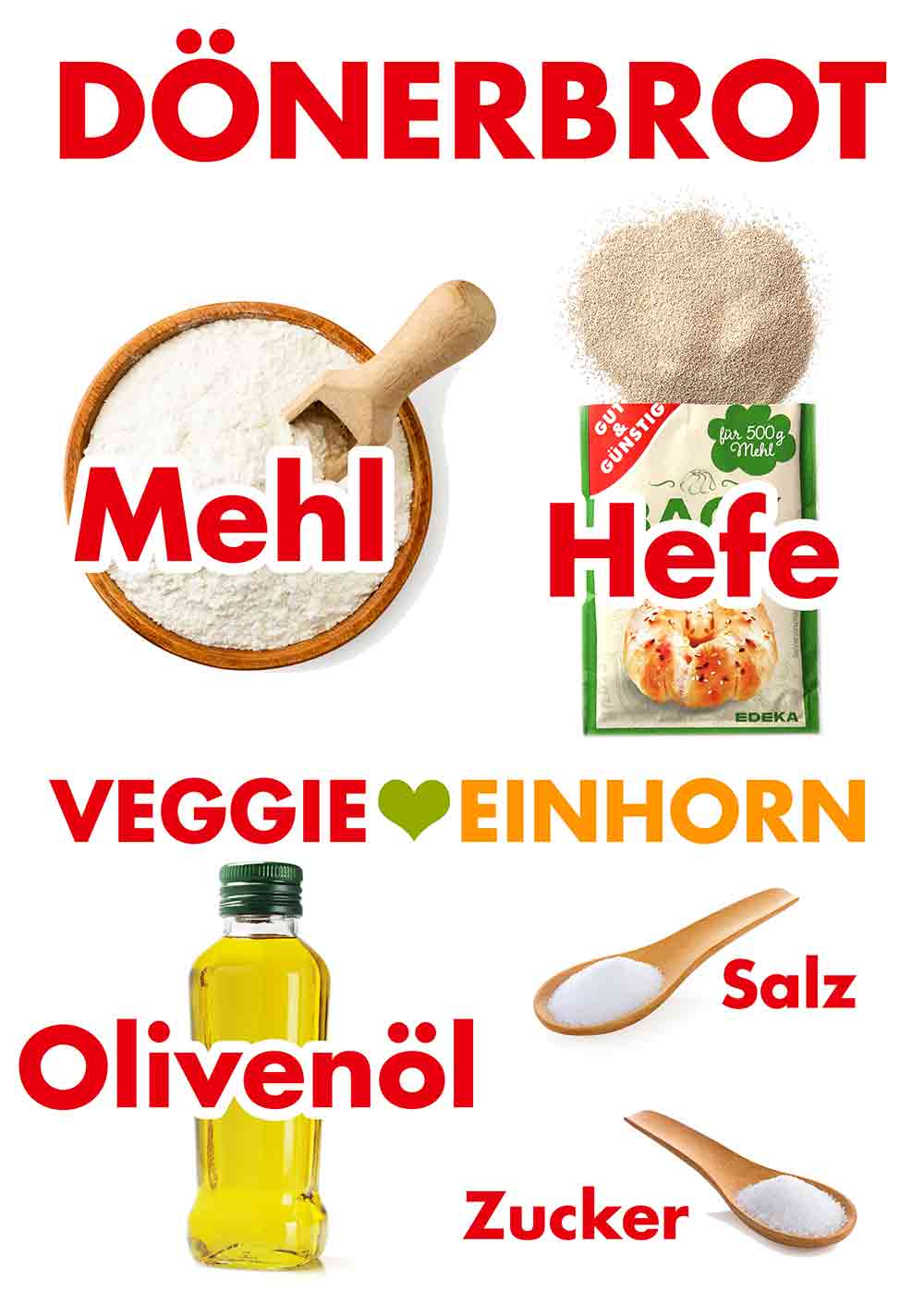 Dönerbrot Zutaten Zutaten für Dönerbrot