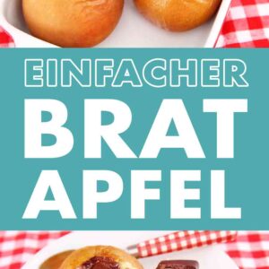 Bratäpfel mit Dominostein Füllung