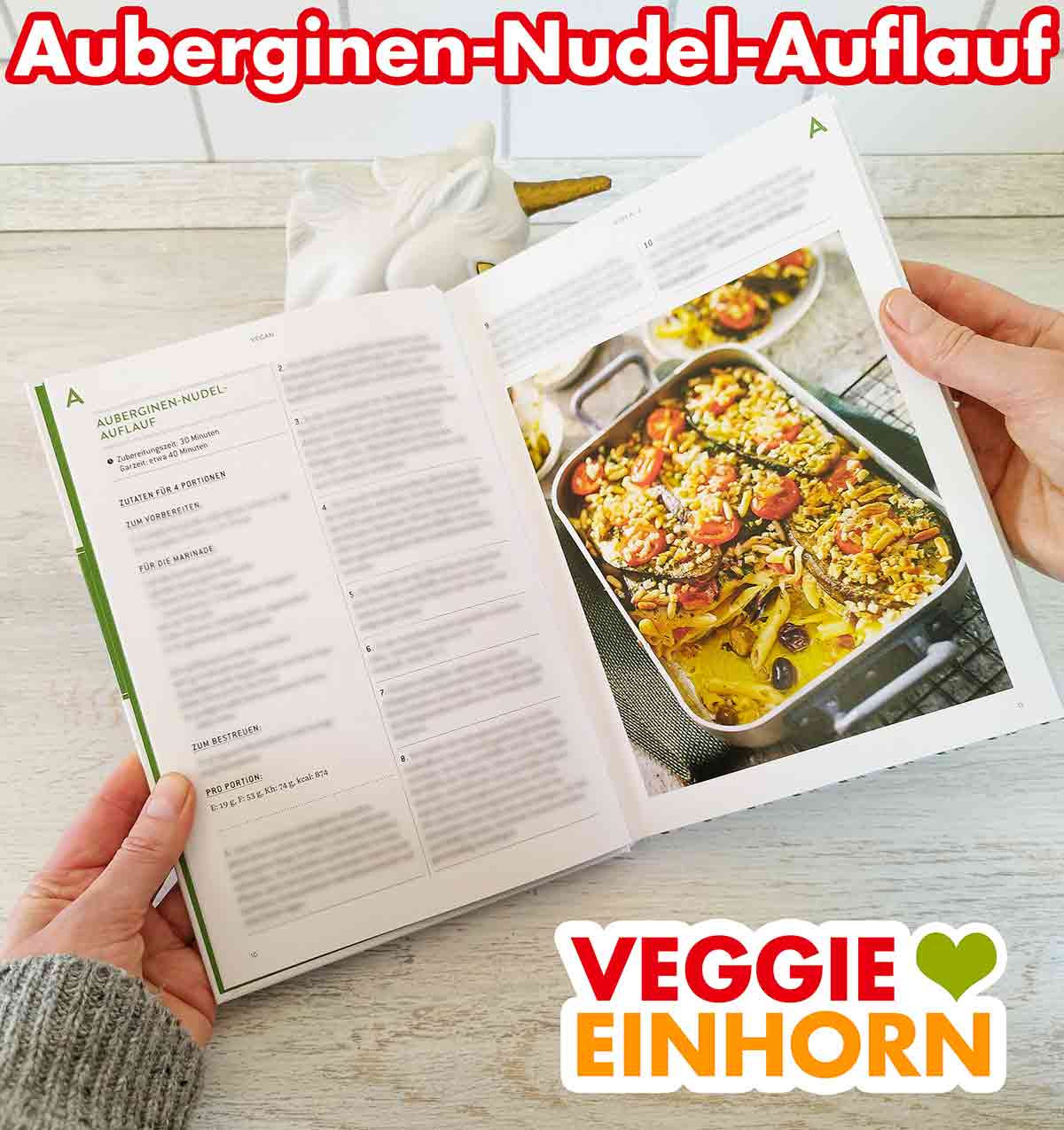 Veganer Auberginen Nudelauflauf Auberginen Nudel Auflauf im Kochbuch Vegan von A bis Z von Dr. Oetker