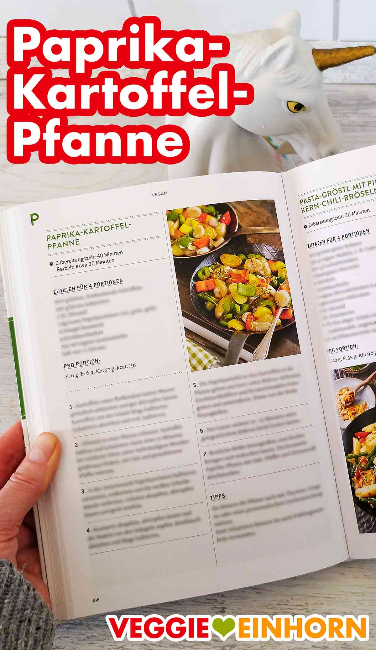 Vegane Paprika Kartoffelpfanne Paprika Kartoffel Pfanne im Kochbuch Vegan von A bis Z von Dr. Oetker