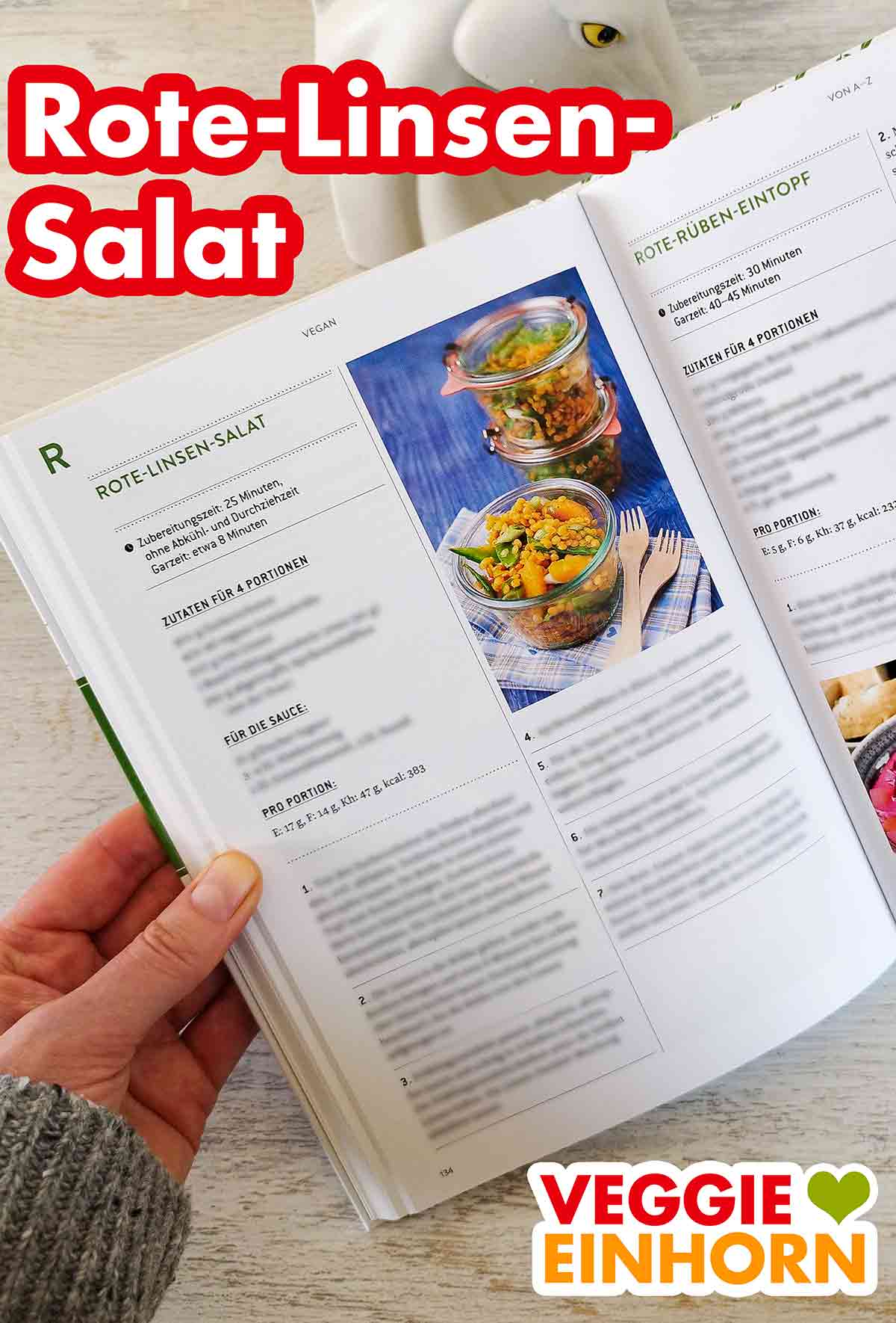 Veganer Rote Linsen Salat Rote-Linsen-Salat im Kochbuch Vegan von A bis Z von Dr. Oetker