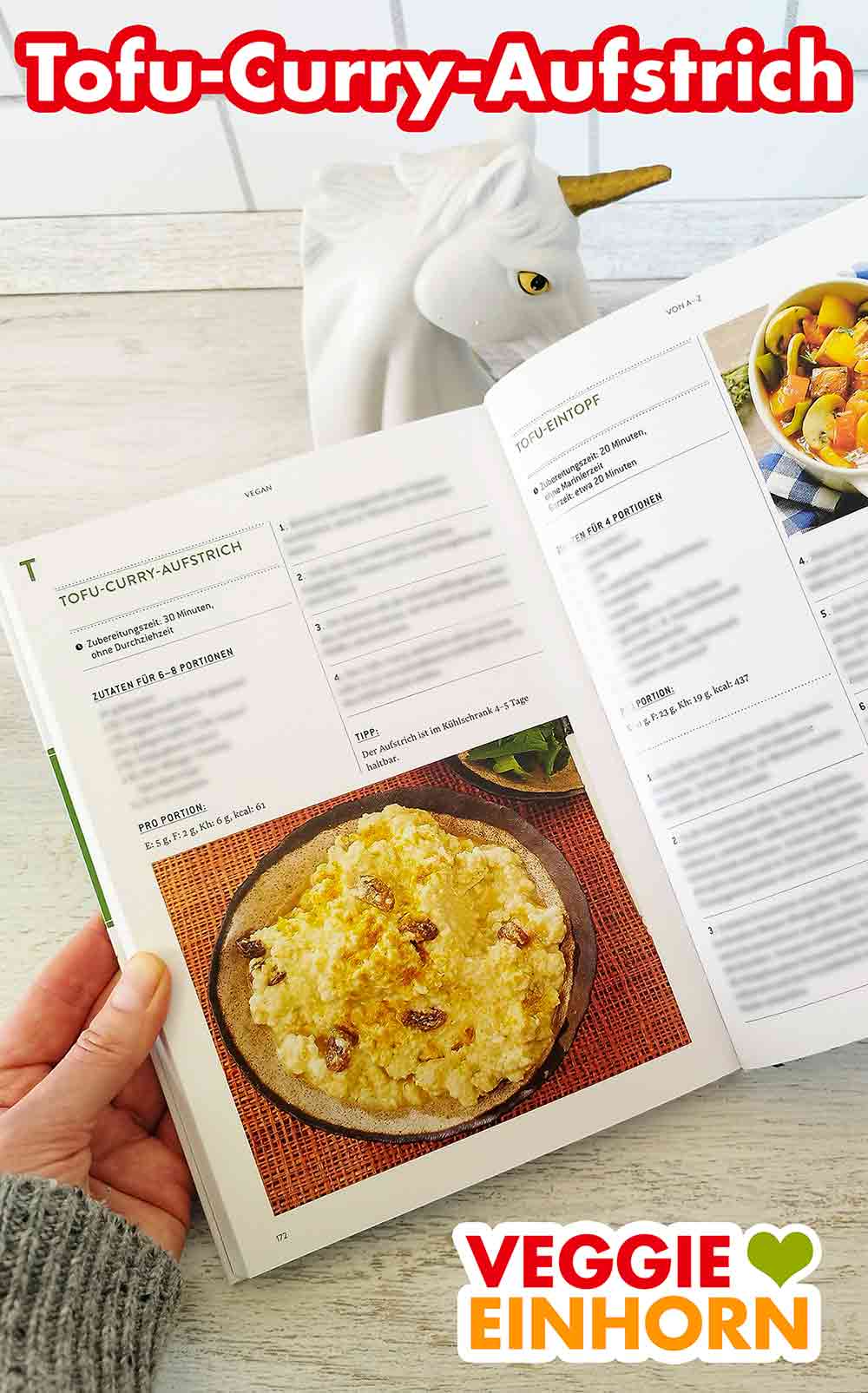 Veganer Tofu-Curry-Aufstrich Tofu Curry Aufstrich im Kochbuch Vegan von A bis Z von Dr. Oetker