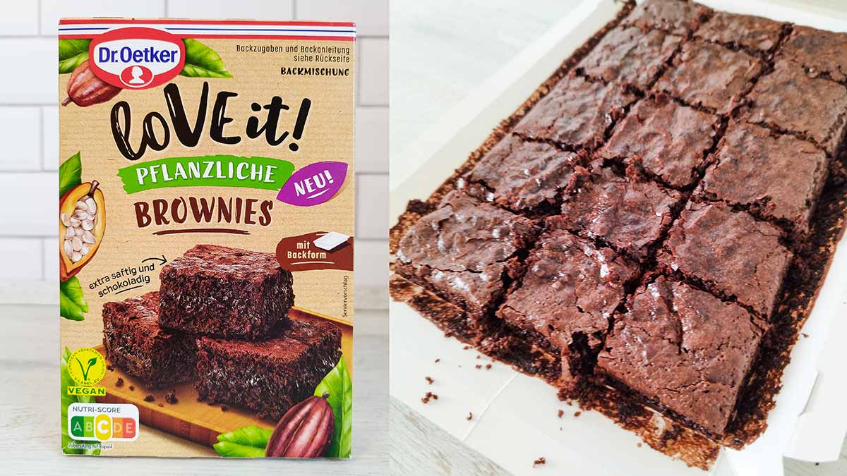 Dr. Oetker LoVE it! Pflanzliche Brownies