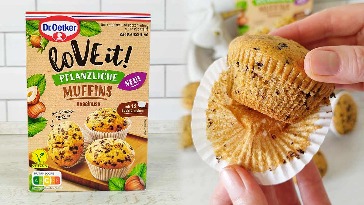 Vegane Muffins Backmischung von Dr. Oetker
