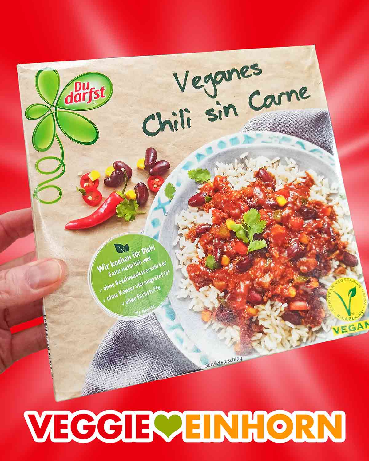 Du Darfst Veganes Chili sin Carne