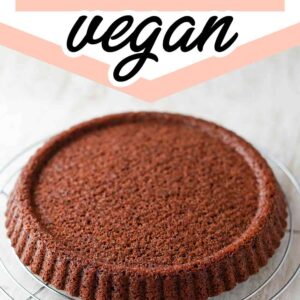 Veganes Rezept für dunklen Obstboden