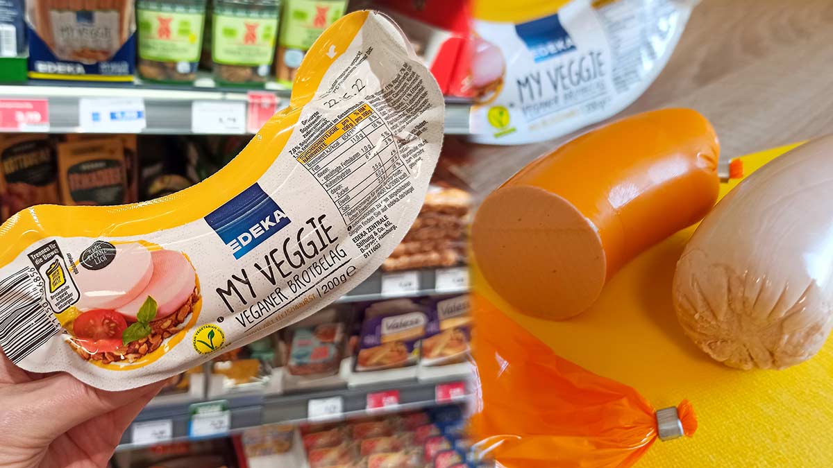 Vegane Fleischwurst von Edeka