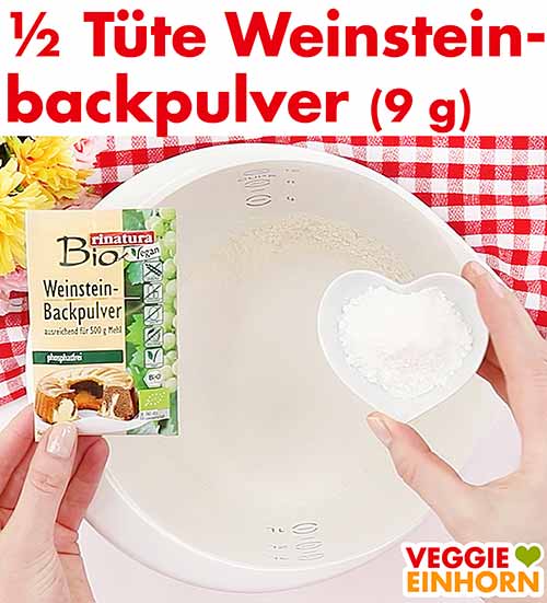 9 g Weinsteinbackpulver
