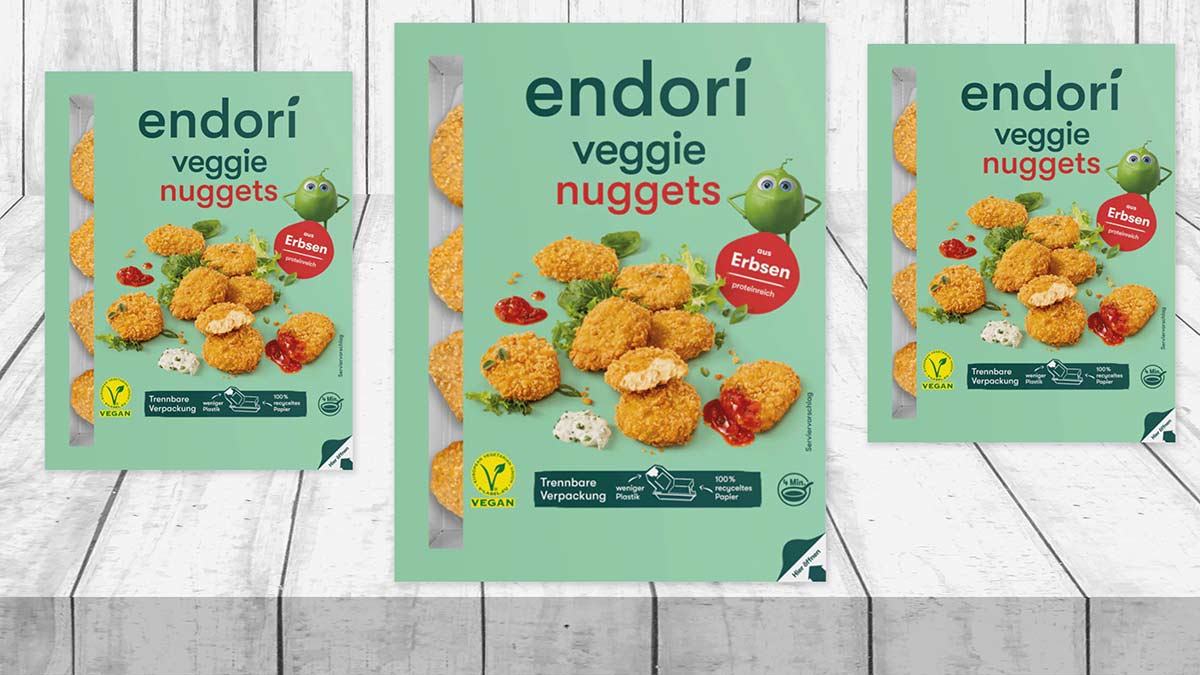 Die Veggie Nuggets von endori sind vegan und vegetarisch. Endori Veggie Nuggets