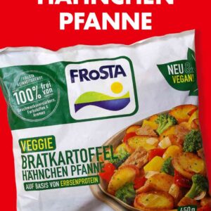 Vegane Bratkartoffel Hähnchen Pfanne von Frosta im Test