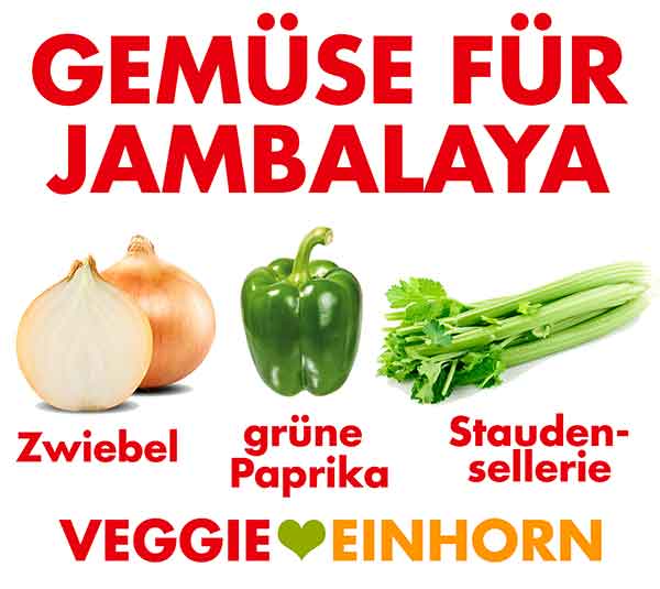 Zwiebeln, grüne Gemüsepaprika und Staudensellerie sind die Holy Trinity der kreolischen Südstaaten Küche in Louisiana. Gemüse für Jambalaya