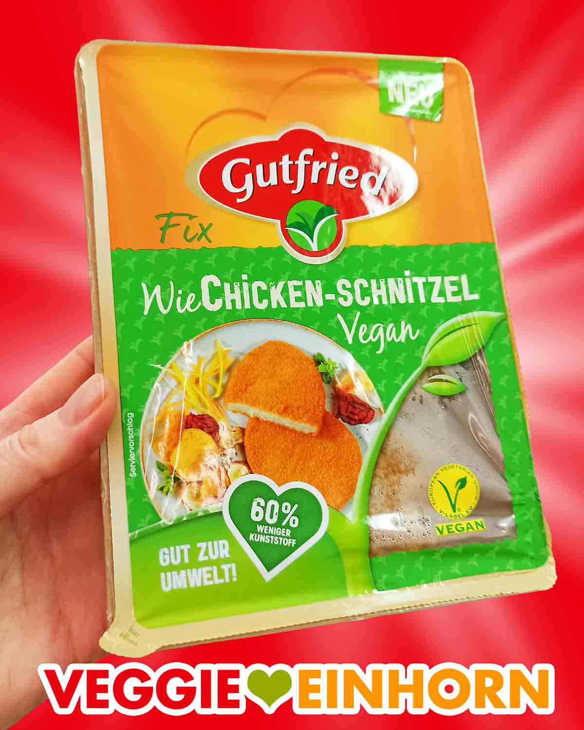 Veganes Hähnchenschnitzel von Gutfried
