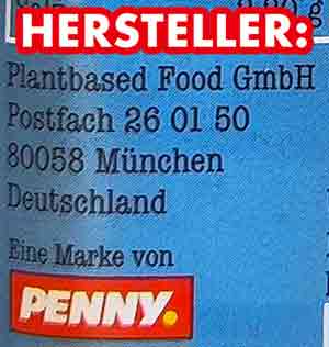 Die veganen Mini-Frikadellen von Penny werden hergestellt von der Plantbased Food GmbH. Plantbased Food GmbH, München