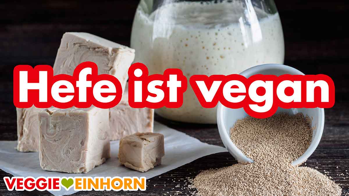 Vegane Hefewürfel und vegane Trockenhefe