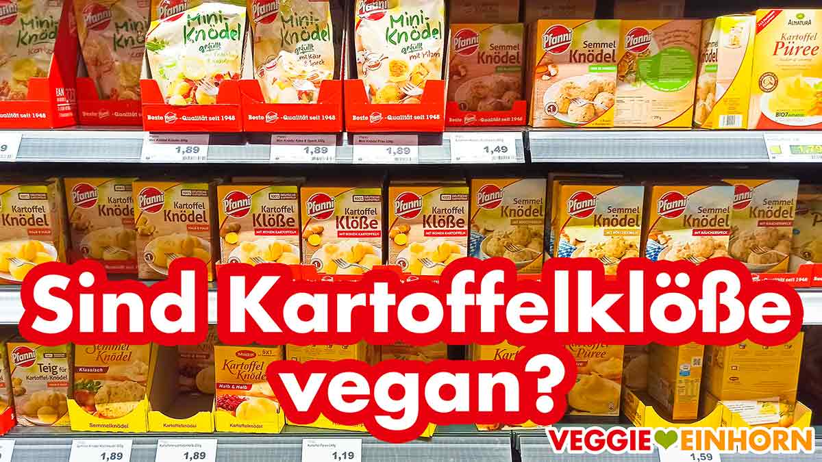 Vegane Kartoffelklöße kaufen Pfanni Kartoffelklöße im Supermarkt