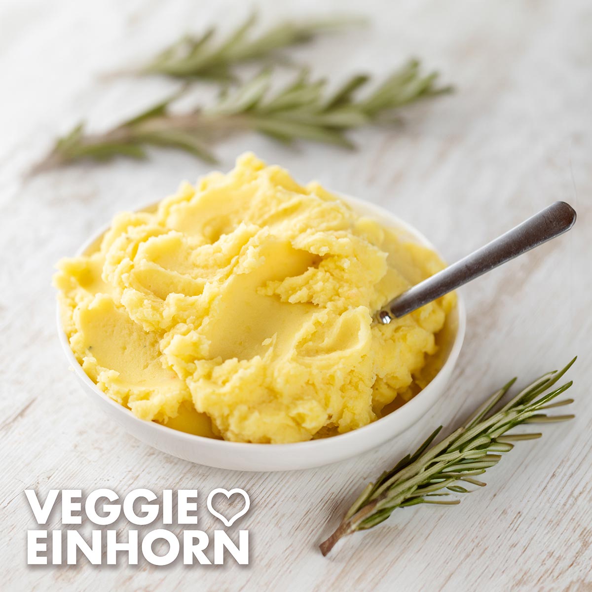 Veganer Kartoffelbrei mit Rosmarin