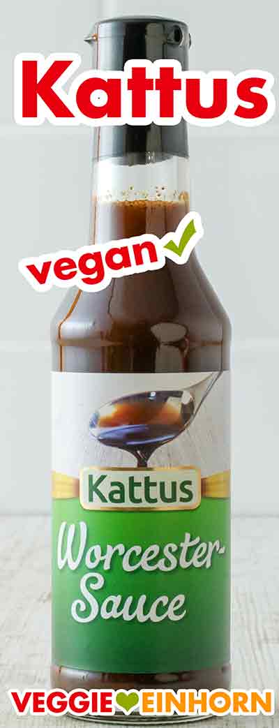 Kattus Worcester Sauce ist vegan Vegane Worcestersauce von Kattus