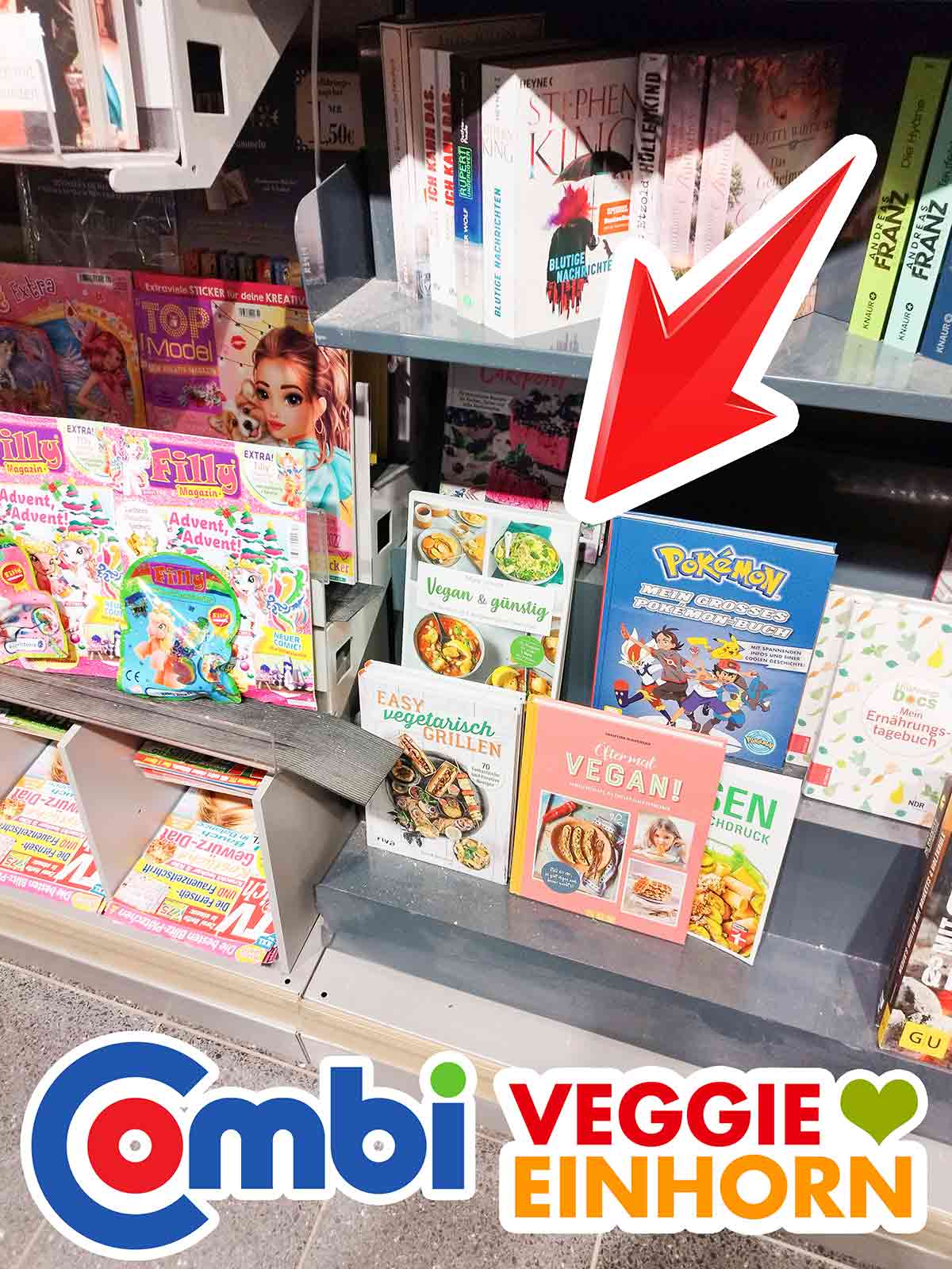 Ich habe das Buch Vegan und Günstig von Marie Laforêt im Supermarkt gekauft. Das vegane Kochbuch Vegan und Günstig in der Buchabteilung bei Combi