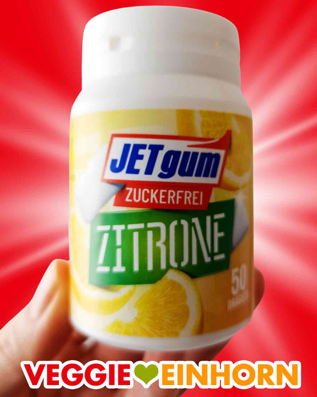 Veganes Zitronen Kaugummi von Lidl