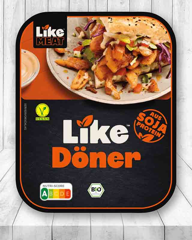 Eine Packung Like Döner von Like Meat