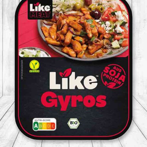 Eine Packung Like Meat Gyros