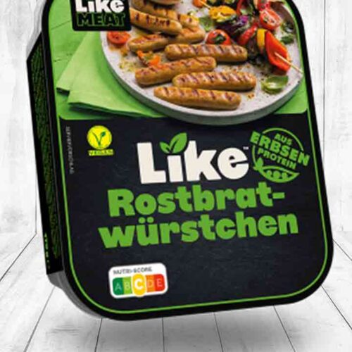 Eine Packung Like Rostbratwürstchen