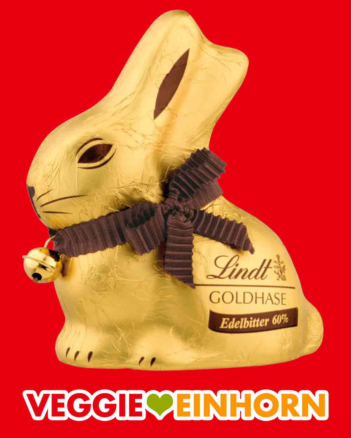 Lindt Veganer Goldhase Edelbitter