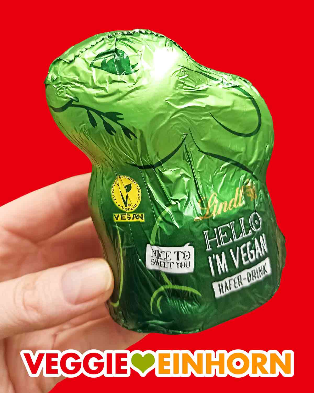 Veganer Schokohase von Lindt Hello