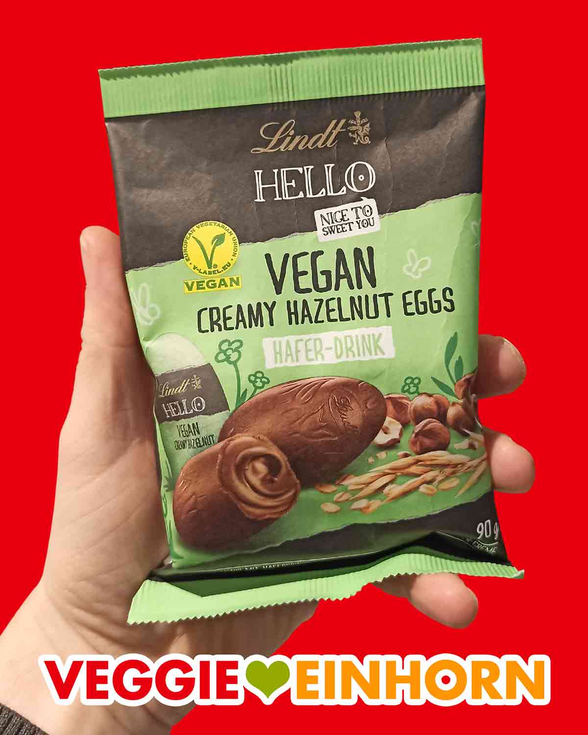 Lindt HELLO Vegane gefüllte Schokoeier für Ostern