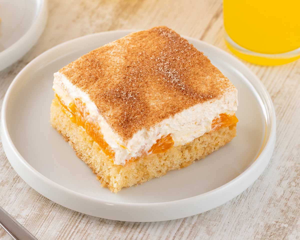 Veganer Mandarinen Schmand Kuchen