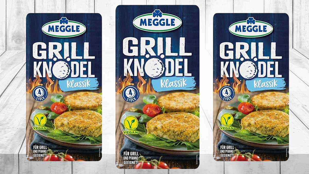 Die Grillknödel Klassik von Meggle sind vegan. Meggle Grillknödel Klassik