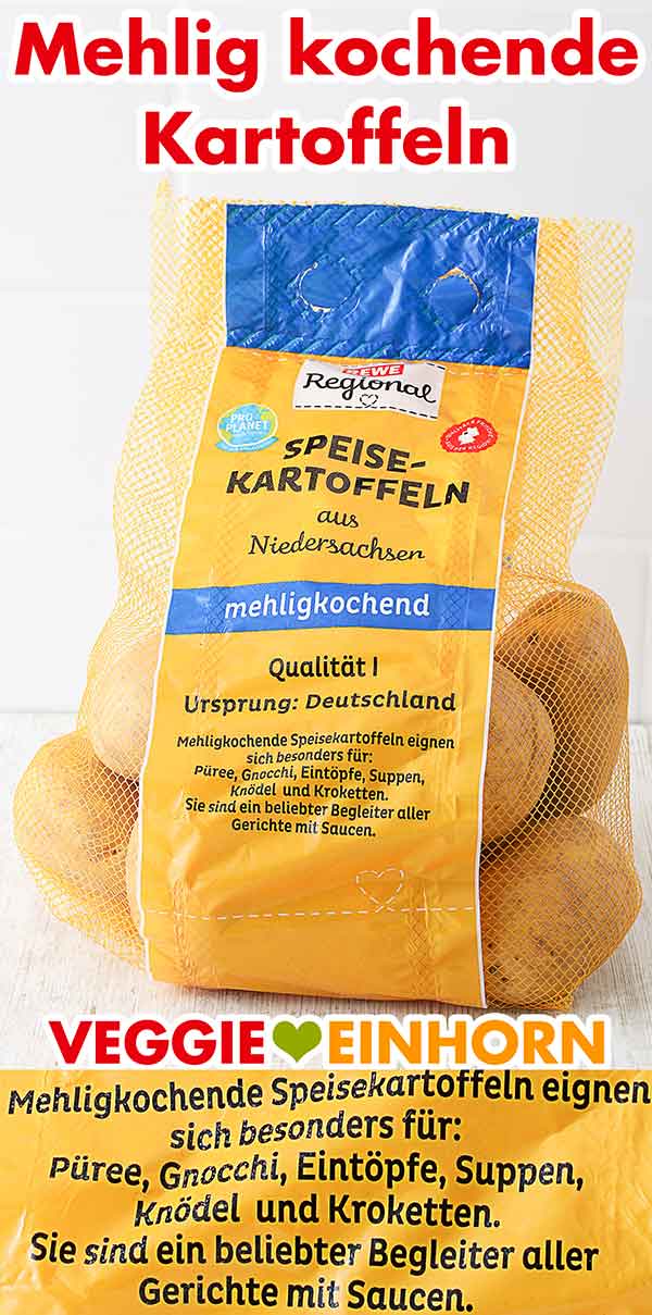 Mehlig kochende Kartoffeln von Rewe Ein Beutel mit mehligkochenden Kartoffeln